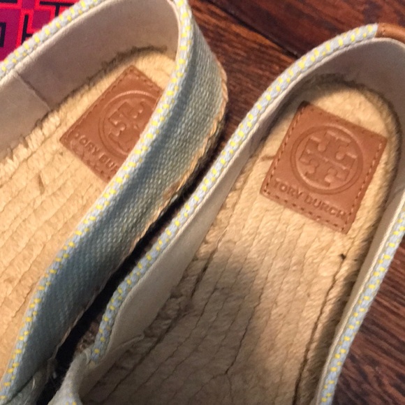 SOLDTory Burch Lonnie flat espadrille Ella canvas - Picture 7 of 8